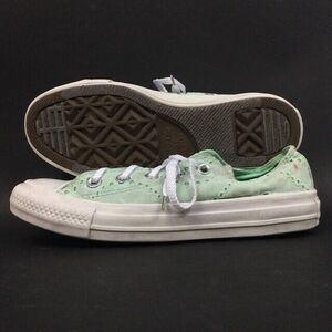 Converse All-Star -Women's Sz 6- Mint Lace Decorative Eyelets Low Skate- 544247F